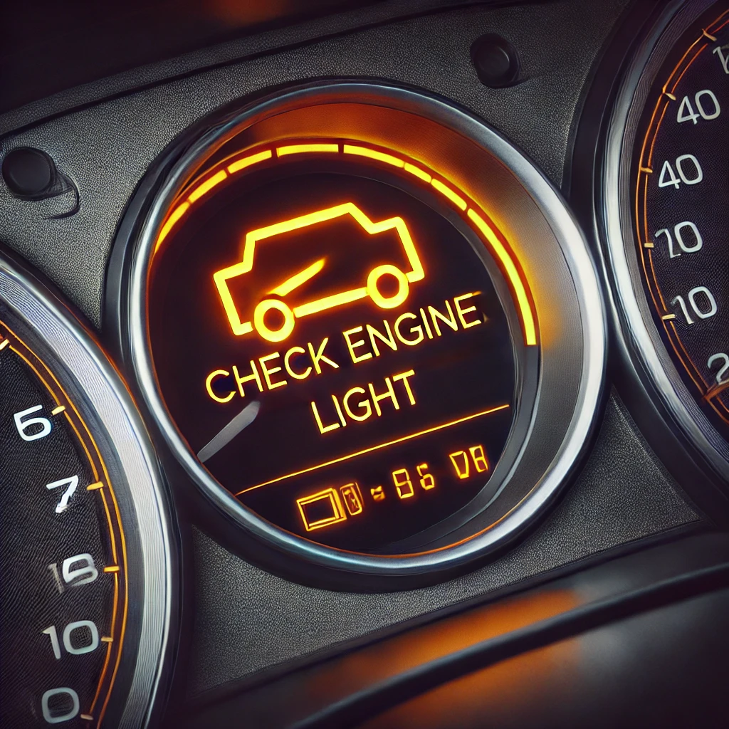 check engine light on​