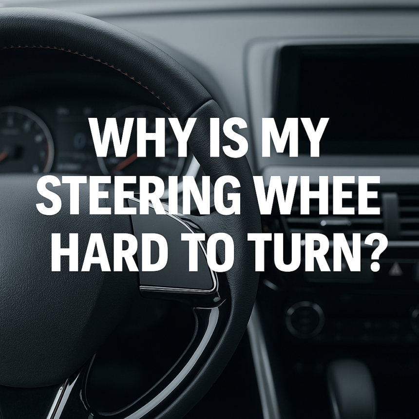 Why Is My Steering Wheel Hard to Turn?