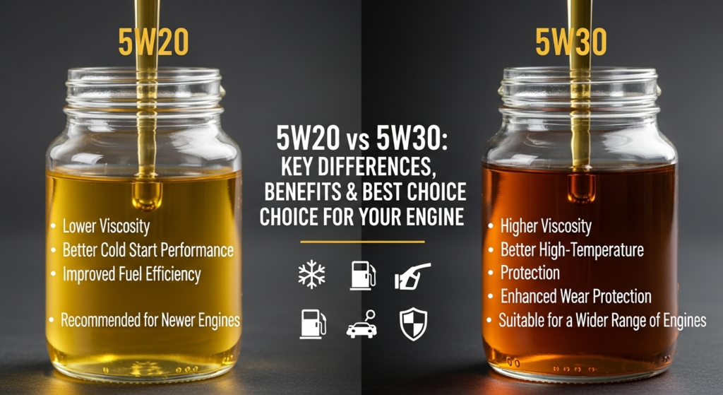 5W20 vs 5W30