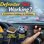 Defroster in car
