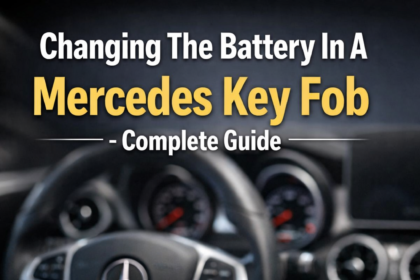 Changing The Battery In A Mercedes Key Fob