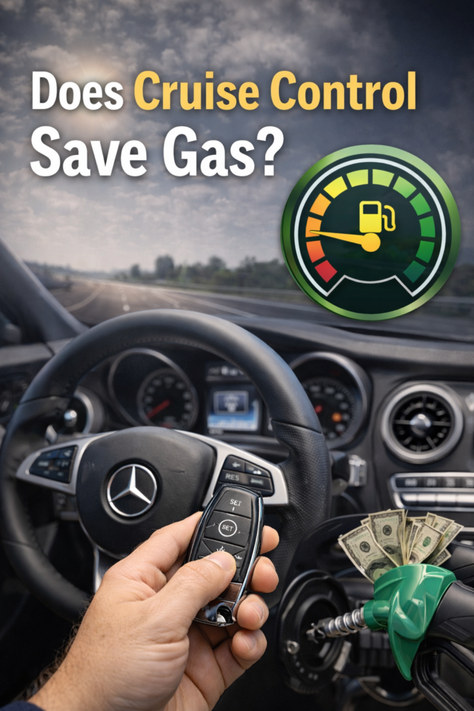 does cruise control save gas