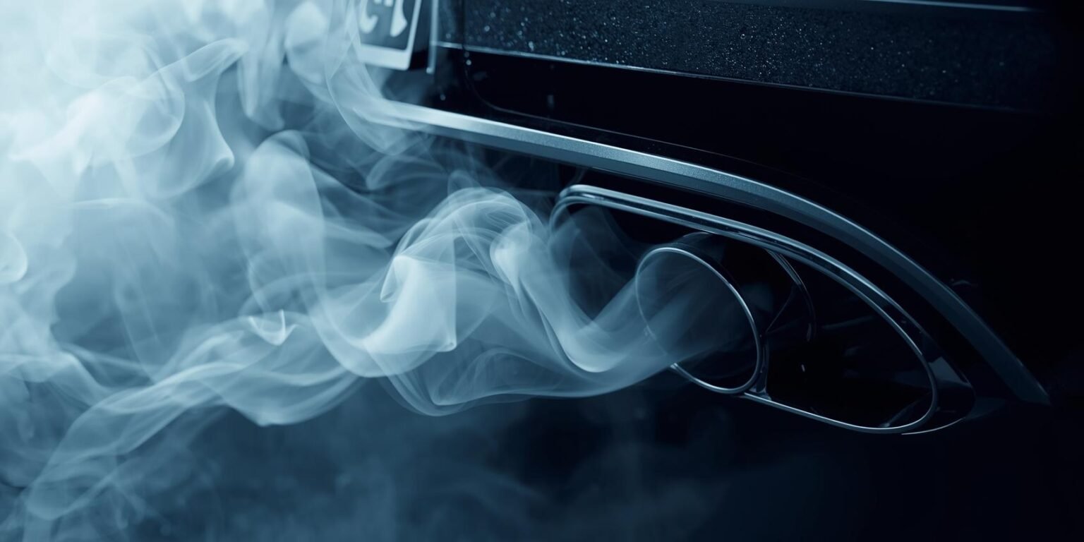 White smoke from exhaust